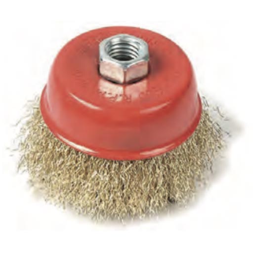 Чашечные щетки с витой проволокой