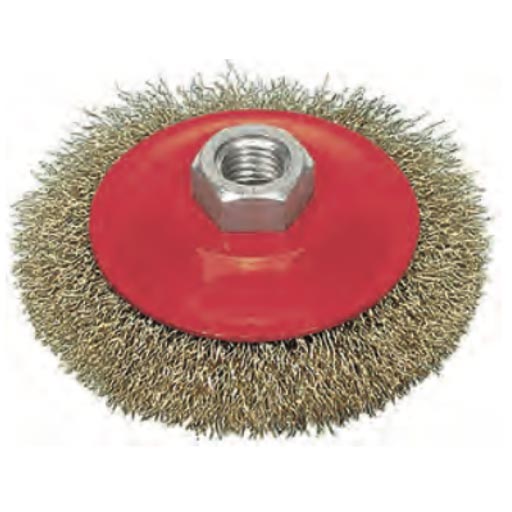 Конические щетки с гофрированной проволокой