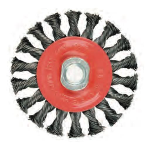Дисковые щетки с узловой проволокой