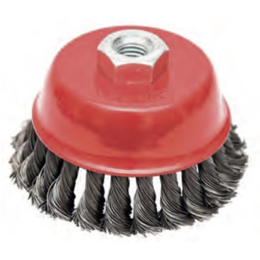 Чашечные щетки с узловой проволокой