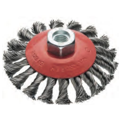 Конические щетки с узловой проволокой