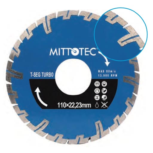 Premium T-Segment Turbo Diamond Blade