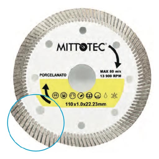 Супер тонкий турбо алмазный диск